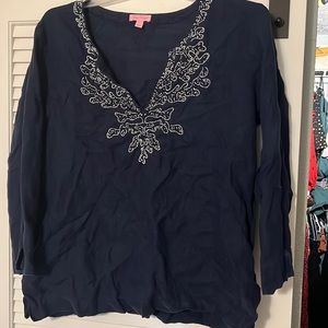 Lilly Pulitzer Linen Blouse